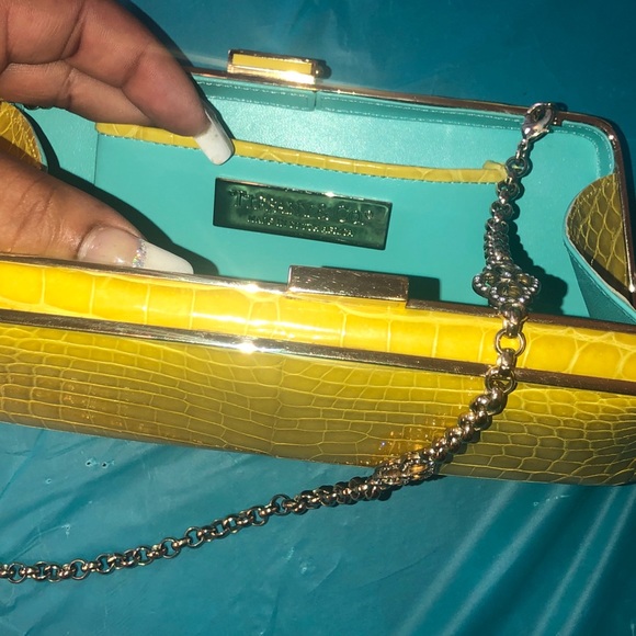 👑💯%AUTHENTIC👑Beautiful Tiffany REAL croc clutch - Picture 4 of 6
